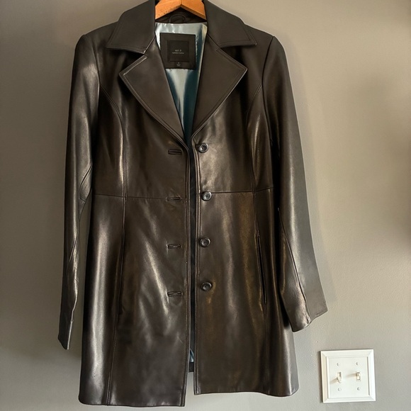Apt. 9 Jackets & Blazers - Luxe Lambskin Leather Jacket Size Medium
